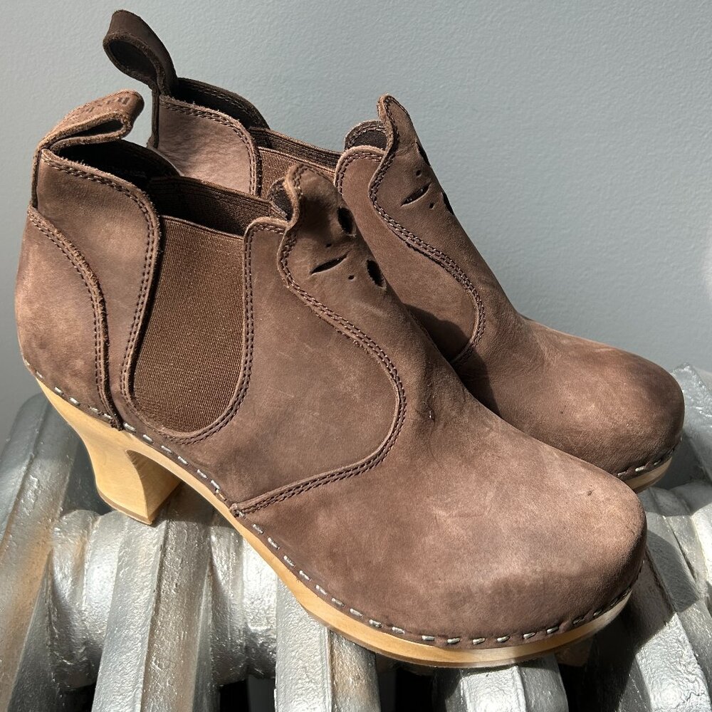 Swedish Hasbeens Toffel Clog Boots Size 38 - image 1